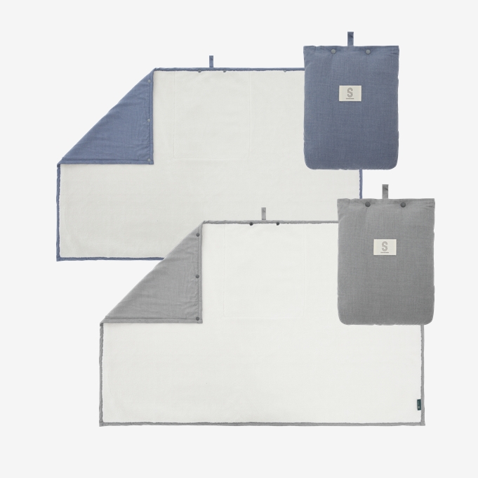 멜란지 플리스 블랭킷